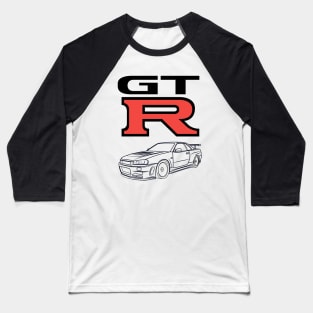 Skyline GTR Baseball T-Shirt